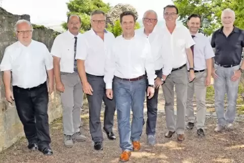 Wollen die Zukunft der Verbandsgemeinde Leiningerland gestalten (von links): Karl Meister, Hans Scherer, Bernd Findt, Frank Rütt