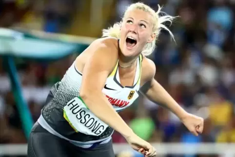Für die Weltmeisterschaften im August in London nominiert: Christin Hussong, hier bei den Olympischen Spielen 2016 in Rio de Jan