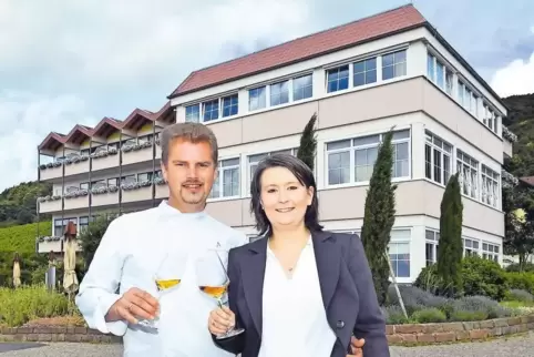 Philipp und Annika Arens haben bisher schon das Restaurant im Haus am Weinberg geführt.