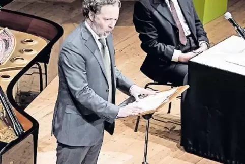 Dramatisch: Christian Gerhaher (links) und Ulrich Tukur.