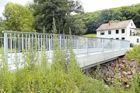 Mit dem Neubau der Brücke an der Bergmühle war im November 2016 begonnen worden.