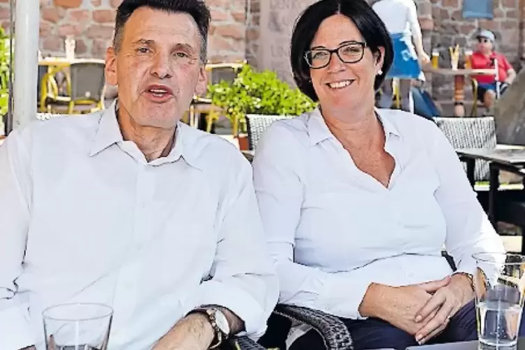 Gutes Klima: Joachim Alexander und Angela Bauer.
