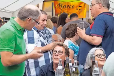 Ein Riesen-Erfolg war die Premiere des Weinfests 2016.