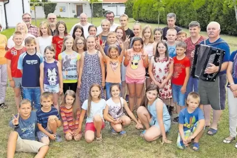 Hatten eine gute Zeit zusammen: die Kinder aus Weißrussland und ihre deutschen Betreuer.