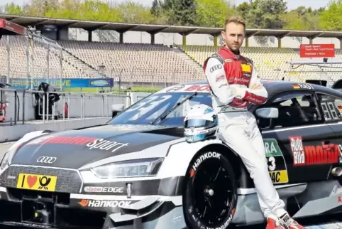 Trotz guter Simulatoren immer noch nicht zu ersetzen: Der „echte“ Audi von DTM-Pilot René Rast.
