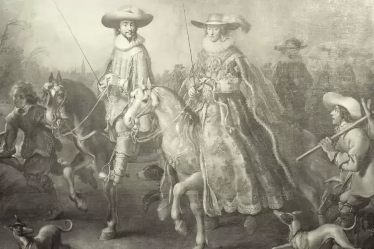 Hielten vor rund 400 Jahren Hof in Heidelberg: Friedrich V. von der Pfalz und Elisabeth Stuart, Prinzessin von England und Schot