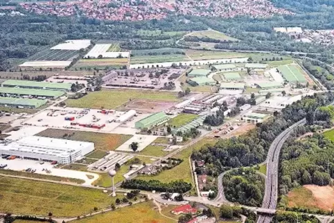 Soll von 70 auf 1900 Tonnen erweitert werden: das Gefahrstofflager im US-Depot Germersheim.