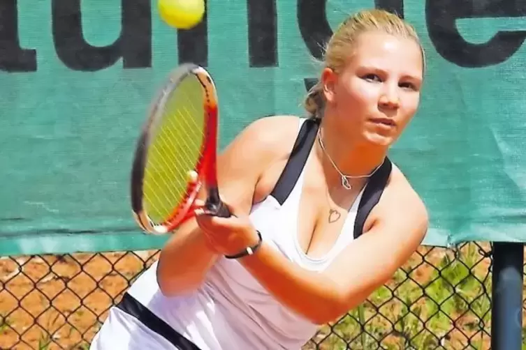 Nadine Kau gewann f&uuml;r den TC Ma&szlig;weiler sechs Partien.