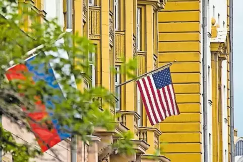 Soll Personal reduzieren: die US-Botschaft in Moskau.