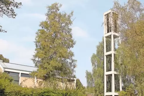 Massiv gebaut: Die ehemalige Kirche in Oberlinxweiler.