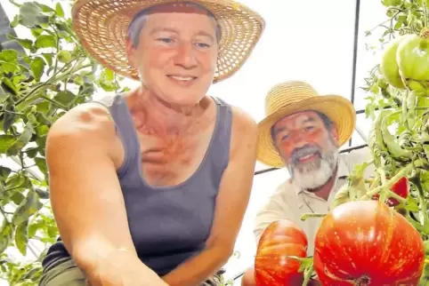 Ein Feuerwerk für den Gaumen sind die Tomaten von Marie-Luise und Willi Blickensdörfer – und diese Tomate heißt auch noch so.