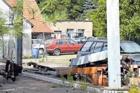 Früher: So sah der Schrottplatz im Jahr 2007 aus.