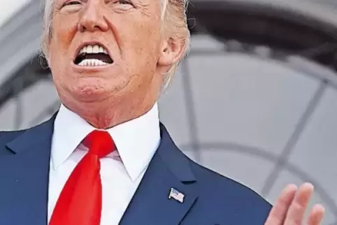 Lässt sich auch von den Mahnungen anderer Staatschefs nicht von seinem Kurs gegen Südkorea abbringen: Donald Trump.