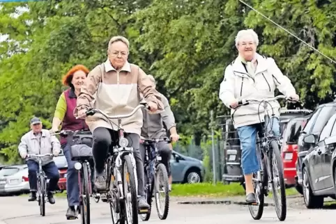 Für die Teilnehmer des Volksradfahrens ging es 76 Kilometer nach Obrigheim und zurück.