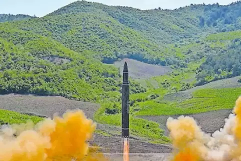 Technologiesprung für Nordkorea: die Hwasong-14-Rakete.