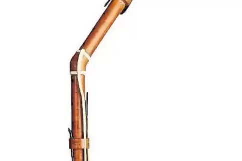 Ein Bassetthorn von Jakob Friedrich Grundmann aus dem Jahr 1787.