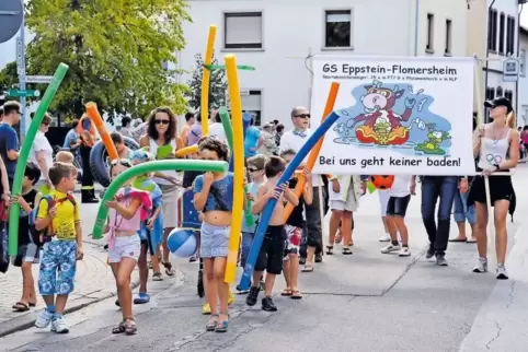 Jedes Jahr dabei: die Schulkinder der Grundschule Eppstein-Flomersheim.