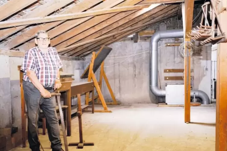 Im Obergeschoss eines Geb&auml;udes neben der Museumsscheune soll die neue, alte Schau- und Mitmach-Werkstatt entstehen.