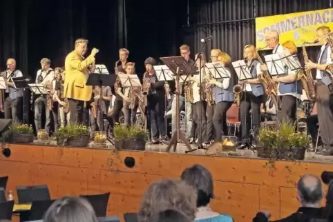 Das wäre derzeit in der Kulturhalle nicht möglich: Ein gemeinsamer Auftritt von Stadtkapelle und Musikschule