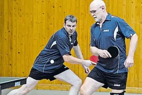 Eingespieltes Doppel: Frank Schuster und Ferdinand Slupina.