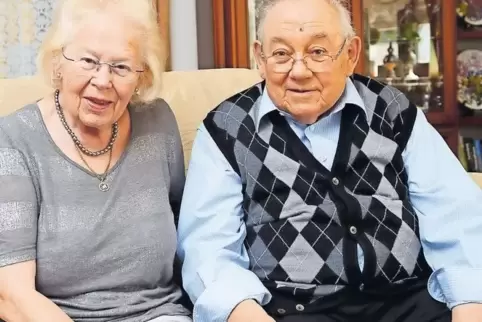 Irene und Eugen Burckhart feiern heute diamantene Hochzeit.