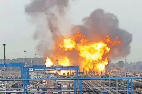 Bei der Explosion in der BASF am 17. Oktober 2016 kamen mehrere Menschen ums Leben.