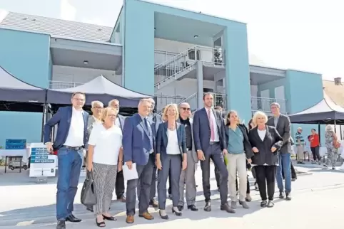 Letzte Station der Fachreise von Finanz- und Bauministerin Doris Ahnen (vierte von links) zum Thema Demografie und Wohnen waren 