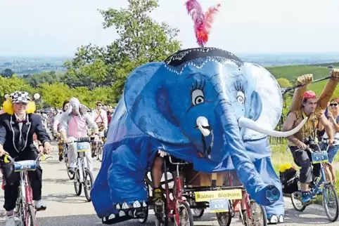 Der Fantasie sind beim Kalmit-Klapprad-Cup keine Grenzen gesetzt.