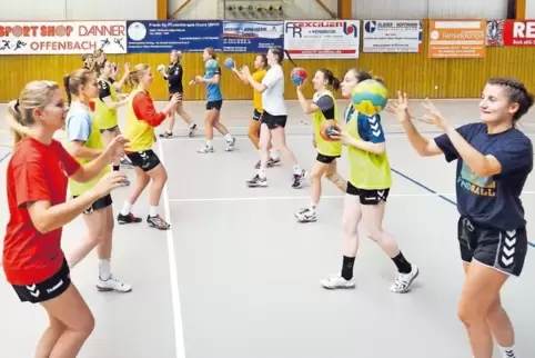 Hingeworfen: Lingenfeld/Schwegenheim im Training.