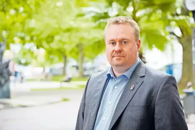 Marcus Künster an einem der grünsten Fleckchen in der Innenstadt: der Ludwigsplatz. Marcus Künster an einem der grünsten Fleckchen in der Innenstadt: der Ludwigsplatz.