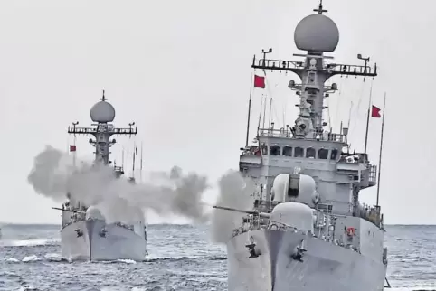 Die südkoreanische Marine demonstriert im Konflikt mit Nordkorea Stärke im Japanischen Meer.