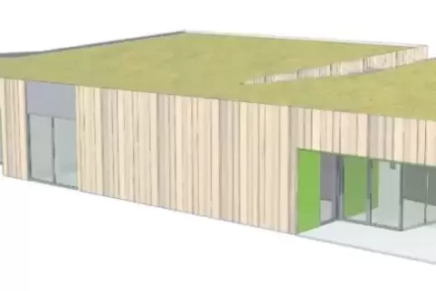 So soll der neue zweigruppige Kindergarten, der in Bellheim am Hasenspiel gebaut wird, einmal aussehen. Das Land gewährt dazu ei