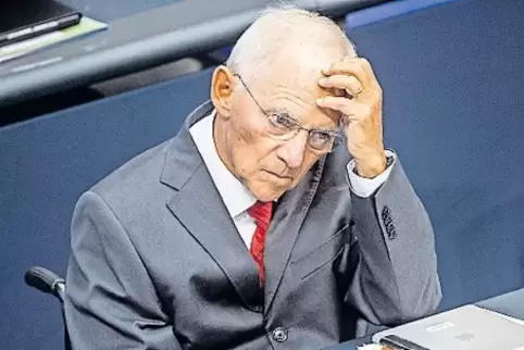 Bundesfinanzminister Schäuble verweist auf die steigende Lebenserwartung.