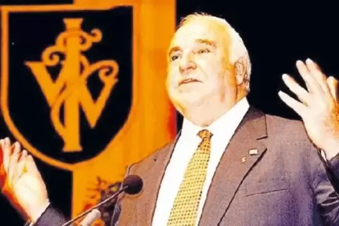 Helmut Kohl, 1999, zu Gast im Neustadter Saalbau.
