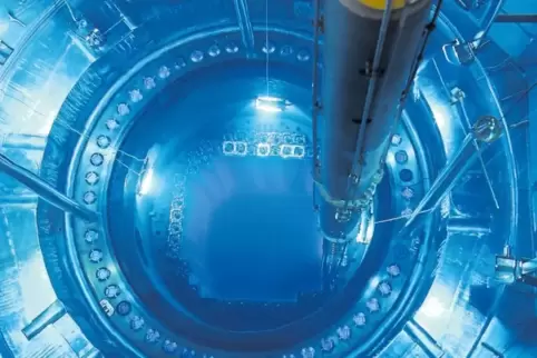 Ein Phantom: Nach den nicht realisierten BASF-Plänen war das Thema Atomkraftwerk für Ludwigshafen vom Tisch. Auf dem Foto: der B