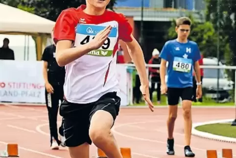 Guter Wettkampf in Schweich: Bastian Daum vom LTV.