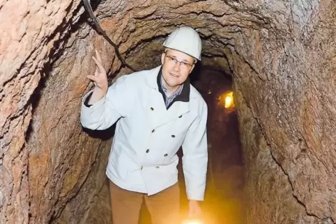 Will die FDP wieder ins Licht führen: Achim Bertram, der als ehrenamtlicher Führer in der Bergbauwelt Imsbach aktiv ist.