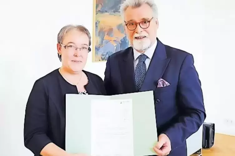 Justizminister Mertin ernannte Iris Weingardt gestern zur Leiterin der Zweibrücker Staatsanwaltschaft.