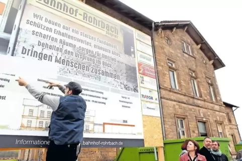 Der Bahnhof Rohrbach spielt im Gewerbekonzept eine wichtige Rolle.