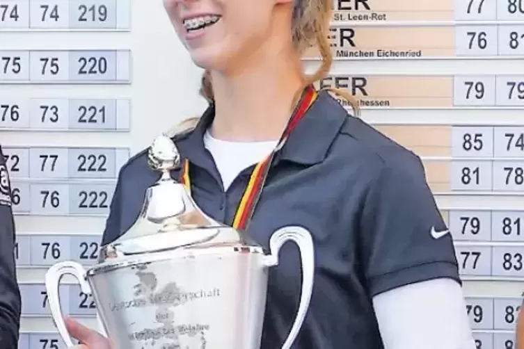 Am ersten Tag fielen alle Puts, wie sie sollten: Katja Müller spielte in Wiesloch Platzrekord.