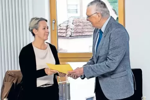 Susanne Ganster tritt die Nachfolge des scheidenden Landrats Hans Jörg Duppré als Zef-Vorsitzende an.