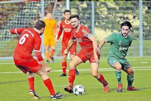 ASV-Akteure im Zentrum des Geschehens: Tim Giehl (links) und Christian Scharfenberger.