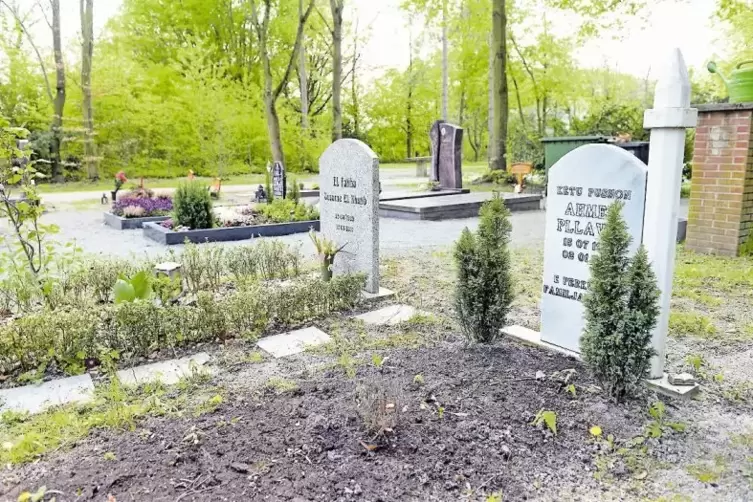 Das muslimische Gräberfeld auf dem Ludwigshafener Friedhof wurde bereits 1990 angelegt.