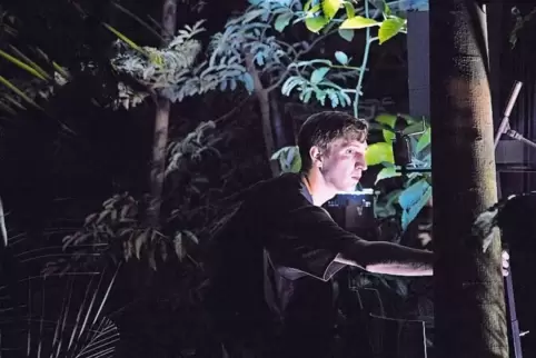 Theater im Botanischen Garten der Universität Heidelberg: Raphael Gehrmann als Nicolás.
