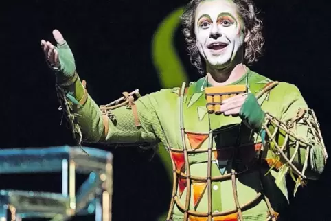 Julie Taymors New Yorker Inszenierung der „Zauberflöte“ (hier Nathan Gunn als Papageno) ist am 14. Oktober live im „Roxy“ zu seh