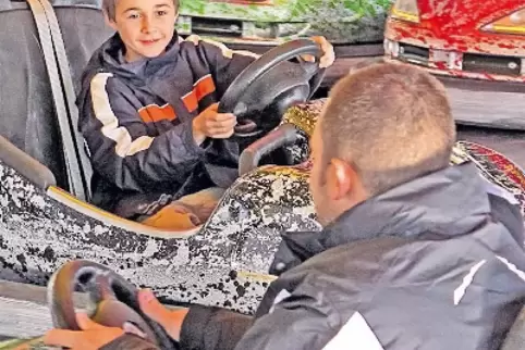 Wieder dabei: Autoscooter-Gaudi.