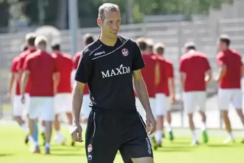26. August 2015: Jeff Strasser, damals in der Ausbildung zum Fußball-Lehrer, bei seinem Praktikum beim 1. FC Kaiserslautern. Fot