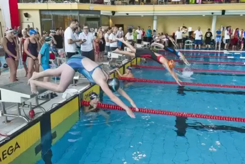 Vor einem Jahr: Schwimmfest des Kaiserslauterer Schwimmsportklubs im Monte Mare.  Foto: view 
