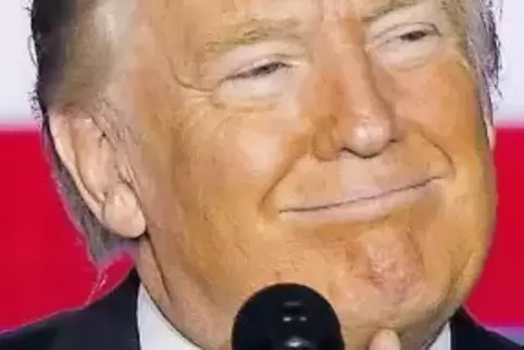 Stellte seine Steuerpläne vor Anhängern in Indianapolis vor: US-Präsident Trump, der sich nach wie vor weigert, seine eigene Ste