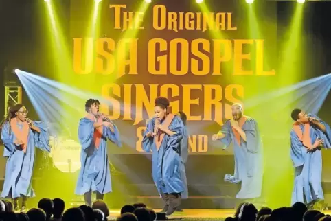 Die „Original USA Gospel Singers“ sind seit Jahren Bestandteil des Waldfischbacher Kulturprogramms.